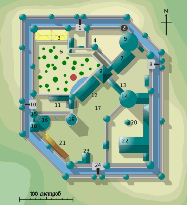 Карта винтерфелла
