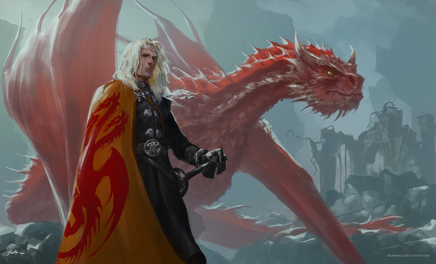 Daemon Targaryen by Drawsouls.jpg