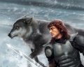 Robb and grey wind by quickreaver.jpg