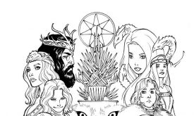 Постер к комиксу «Игра престолов»
