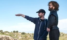 Matt Shakman directs Peter Dinklage in “The Spoils of War”. Photo: HBO