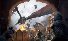 300 драконов нападают на ройнаров (худ. Benjamin Schulte)