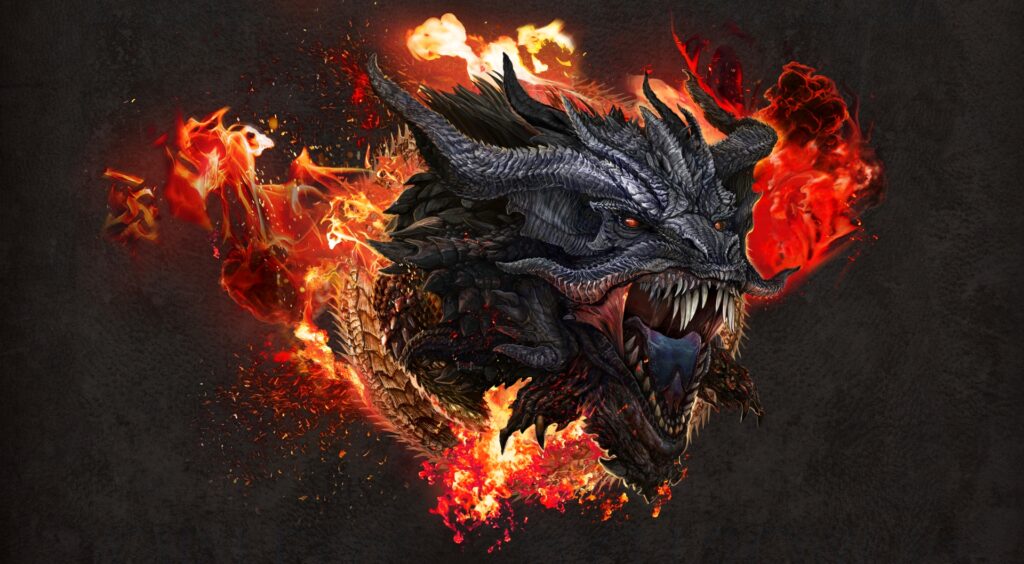 Дракон на обложке «Возвышение драконов»
