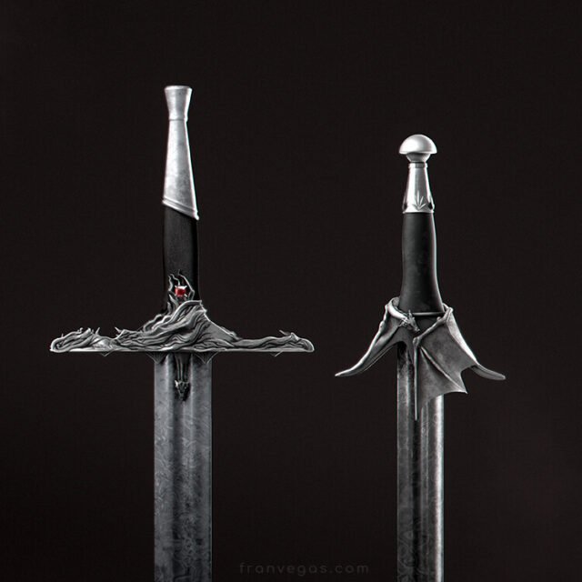 Валирийские мечи Таргариенов — Черное Пламя и Темная Сестра