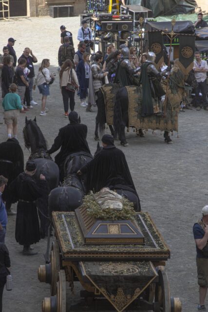 Похоронная процессия принца Джейхейриса (майские съемки в Касересе)