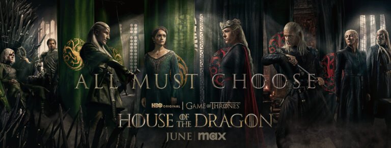 Постер-растяжка второго сезона Дома драконов
